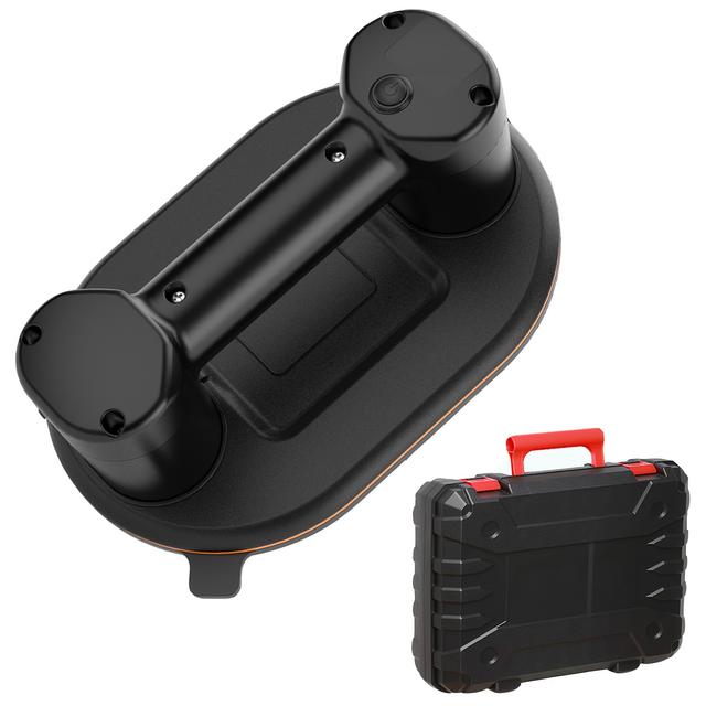TEMU 300kg Electric Vacuum Suction Cup Heavy-duty Granite Tile Vacuum Elevator 3600mah Battery For Moving Glass, Tile, And Stone Materials