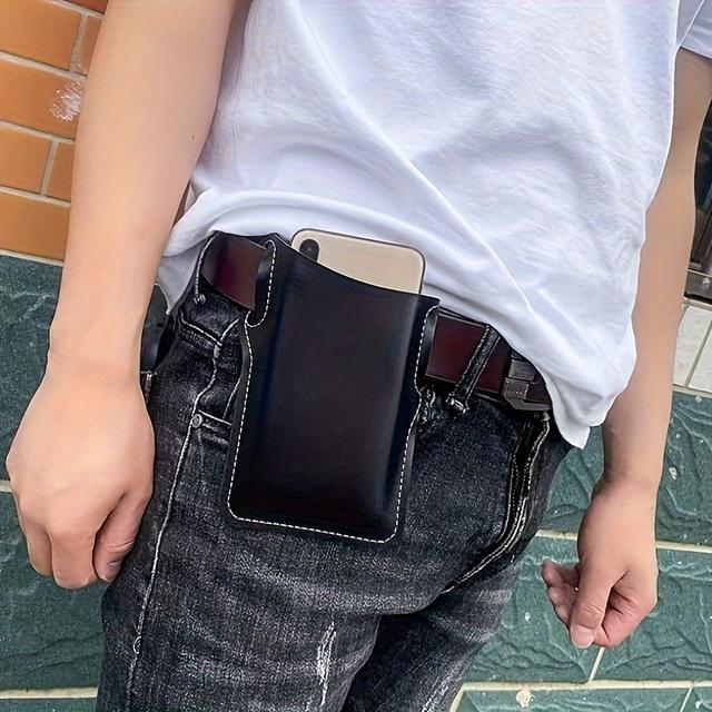 TEMU Telefoonhoesje - 1/2/PCS-PU Telefoonhoesje, Geschikt voor Buitensporten, Hardlopen, Reizen, Kamperen en Wandelen - Duurzaam en Beschermend