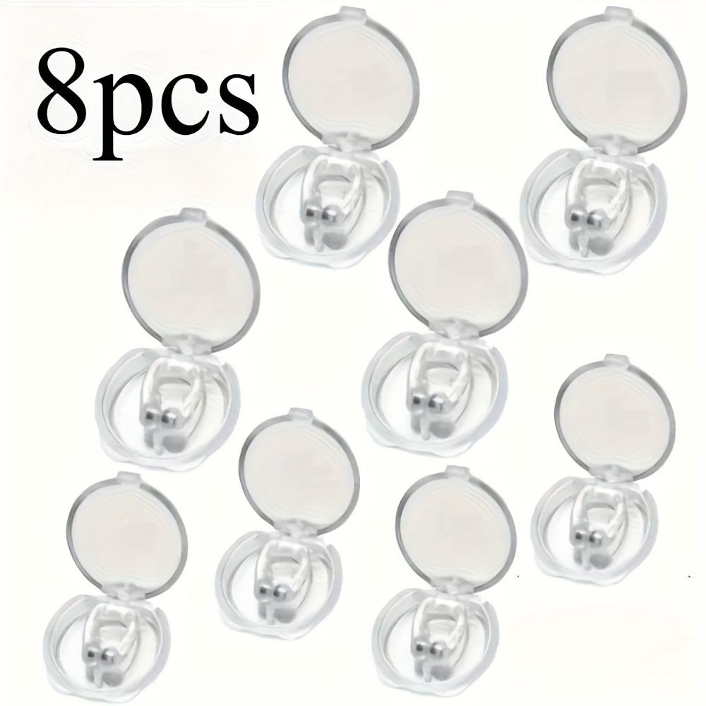 TEMU 8-teiliges Anti-Schnarch-Nasenclip-Set, Weiches Magnetisches Schnarchlinderungswerkzeug für verbesserte Schlafqualität und Geräuschreduzierung