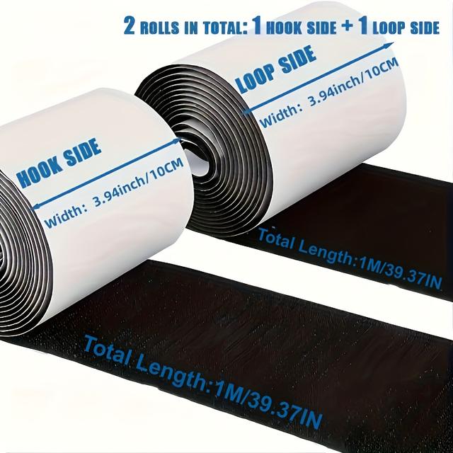 TEMU Heavy-duty 3.94 Inches X 39.37 Inches Tape - Double-sided Non-slip Sofa Cushion Securing Strips, Perfect For Carpets, Walls, And Supporting Sofa Cushions