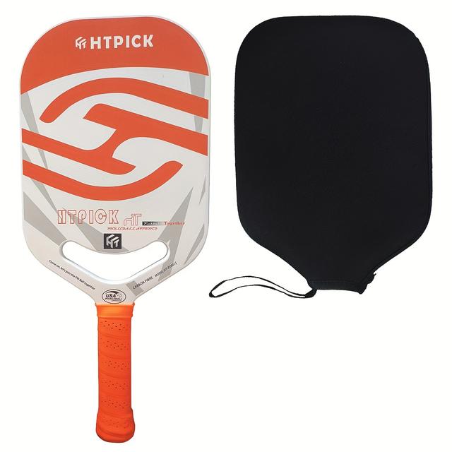 TEMU 14mm Polypropylene Honeycomb Core, Equipped With Air Throat Carbon Fiber Pick Racket, T700 Thermoformed Pickleball Paddle, Used For Strength And Control On Textured Carbon Sand Surfaces