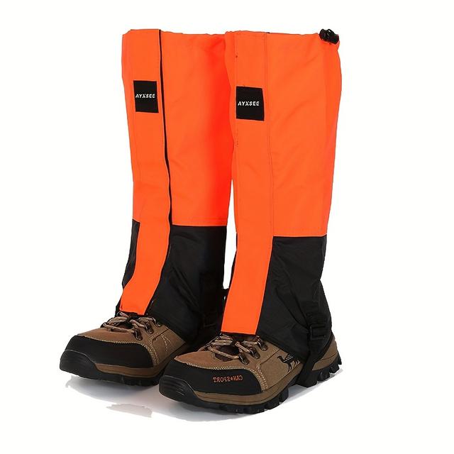 TEMU 1pairs Leg Guard Cover, Protective Sleeve For Legs, Adjustable Safety Gear, Ideal For Outdoor Activities And Work, Utilized During Skiing