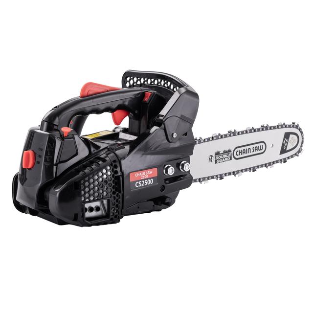 TEMU High-quality Black Textured 2500 Gasoline Chainsaw: For Electricity, Easy To Carry, Suitable For Trimming Garden Trees, Professional , Tool, A Great Gift For , Without Battery