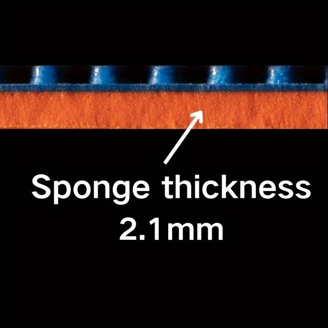 TEMU Guma stolu na stolní tenis schválená - 845 pingpongová pálka s modrými -in povrchem pro rychlý útok - Univerzální gumový materiál pro profesionální a rekreační hráče