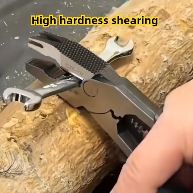 TEMU ENGINEER PZ-125: 8,5" Vezetékvágó fogó - Vágó/Kábelvágó/Csavarhúzó állkapocs (Fogóátmérő 3-9,5mm) Csúszásgátló markolattal - Vanádium, és Háztartási Használatra