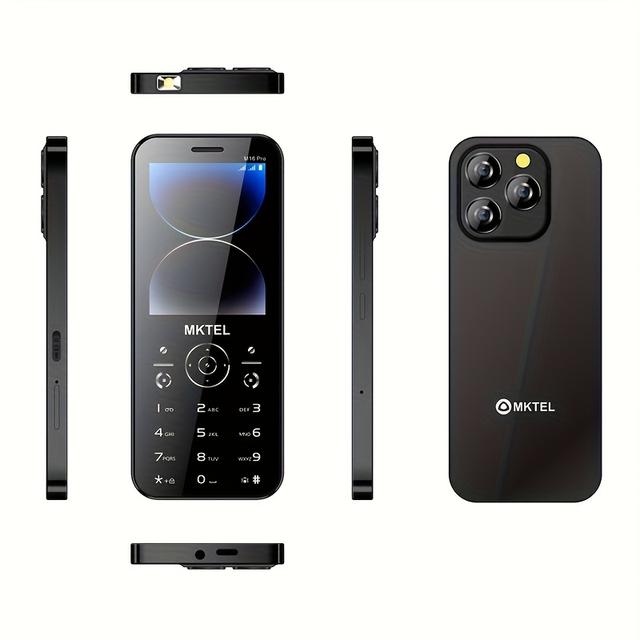 TEMU M16 Pro 2g Feature Phone - Mktel Series, 2.8 Inches Display, Extended , Dual Sim Card Support, + Rom: 32mb + 32mb, Radio, Mp3/mp4 Capabilities