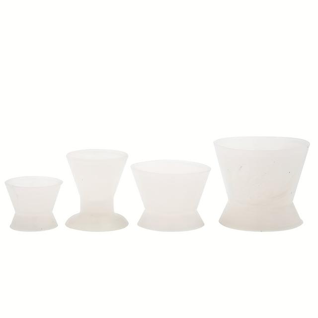 TEMU 4 шт. для змішування стоматологічних Кремнієвий міксер для змішування Використовується з Dappen посудами для відбілювання стоматологічної лабораторії інструмент