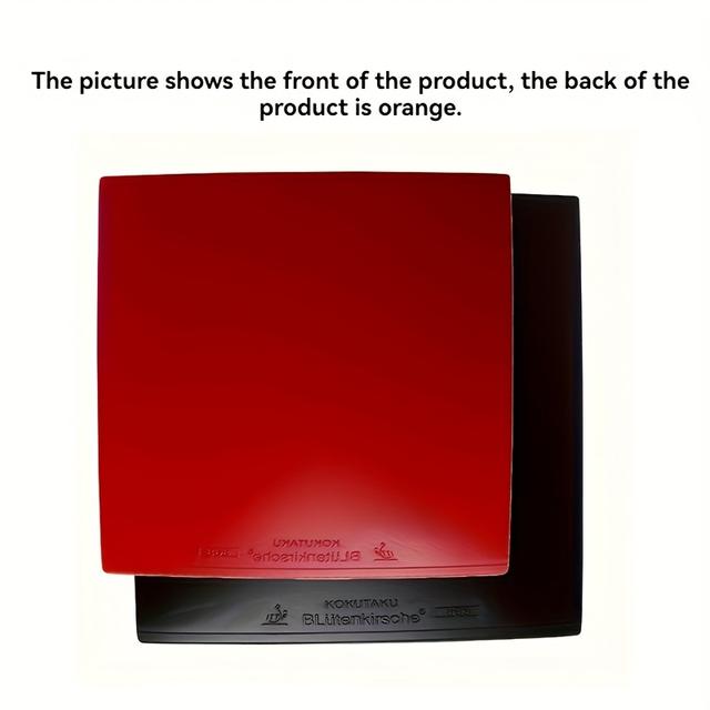 TEMU Sada 2 ks profesionálních gum na stolní tenis Kotakatu – tloušťka 2,2 mm, vysoká adheze, hodnota tření a elasticity 40–43°, odolné a stabilní, vhodné pro všechny hráče, červená/černá