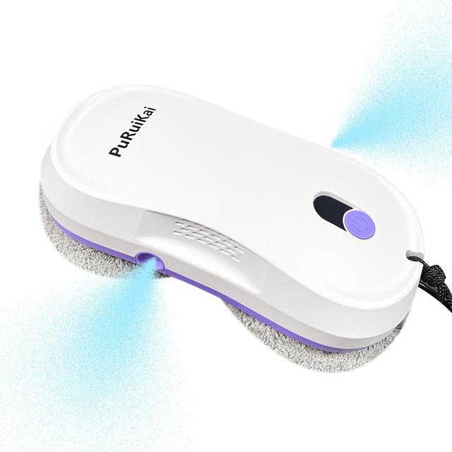 TEMU M8 Intelligente Automatische Raamreinigingsrobot | Afstandsbediening, Dubbele Spraynevel, Model, Oplaadbare Lithiumbatterij, Geluidsintensiteit, 100V-240V Werkspanning