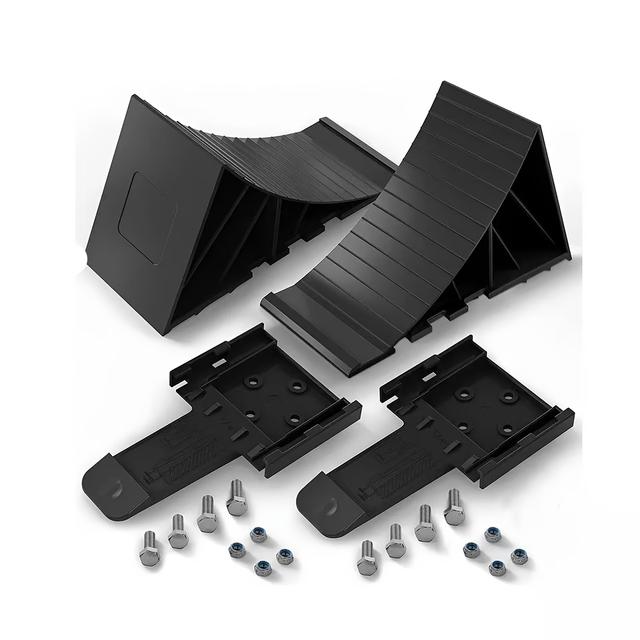 TEMU 2 Stück Robuste Anhängerstopps mit Halterungssatz - Unterstützt bis zu 3540 lbs, Enthält Installationsmaterialien - Auto- und Anhängerausstattung