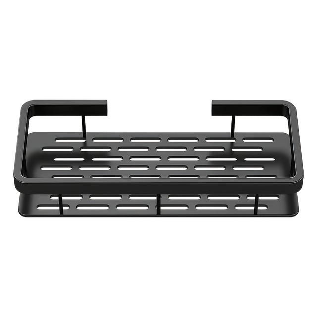 TEMU Rv Bathroom Accessories, Aluminum No-drill Rectangular Rack - Rust-proof Wall-mounted, Suitable For Rv Bathroom Storage, Large Capacity, Rv Kitchen Storage Rack, Gift Rv Showers