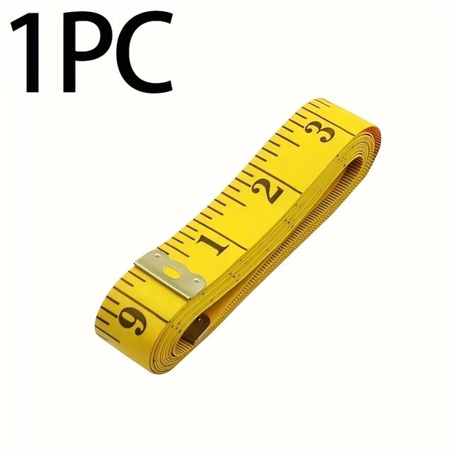 TEMU Dual-sided 120-inch/300cm Tape Measure With Lock - Durable & Easy-to-read Body Measuring Tool For Sewing And Tailoring, Sewing Supplies And Accessorie