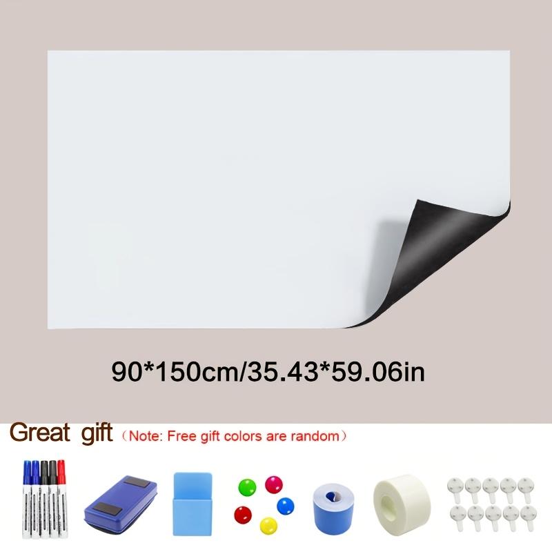 TEMU Magnetic Whiteboard Wall Sticker, Removable Soft Whiteboard Sticker, Easy To Write And Wipe, Suitable For Office And Home Use, Teaching And Training