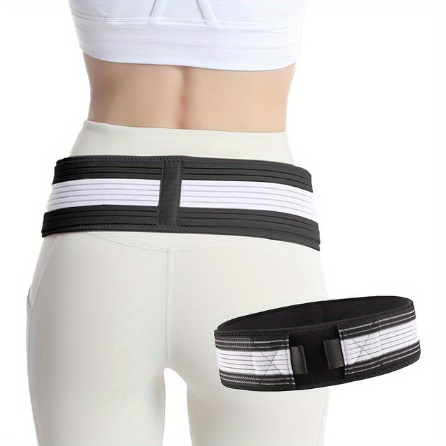 TEMU The Sacroiliac Belt Provides Support For The Lower Back, Hips, And Sciatic Nerve, Offering Breathable Lumbar Support Suitable For Men And Women