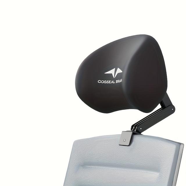 TEMU 1pc Adjustable Height & Angle Office Chair Headrest Attachment - Ergonomic Head Support Cushion With Elastic Pillow, Suitable For &, Compatible For Most Chairs (no / Adjustment)