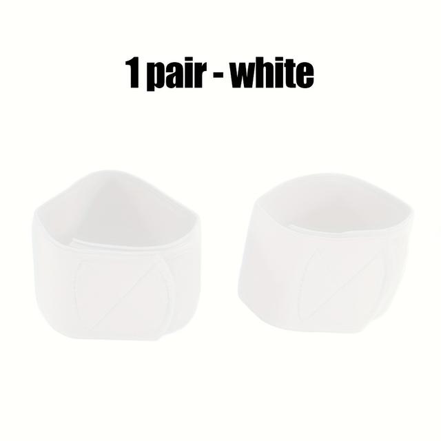 TEMU 1 par justerbara benselar, tillbehör för fotbollsutrustning, halkfria lätta fotbollsträningsfotledsremmar, benselar med fotledsremmar, en storlek som passar alla