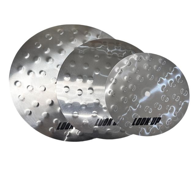 TEMU Size 9/11/13 Inch Alloy Stacked Cymbals - 3pcs Metal Cymbal Set Professional Clapper Cymbals Stack Cymbal Effects Cymbals