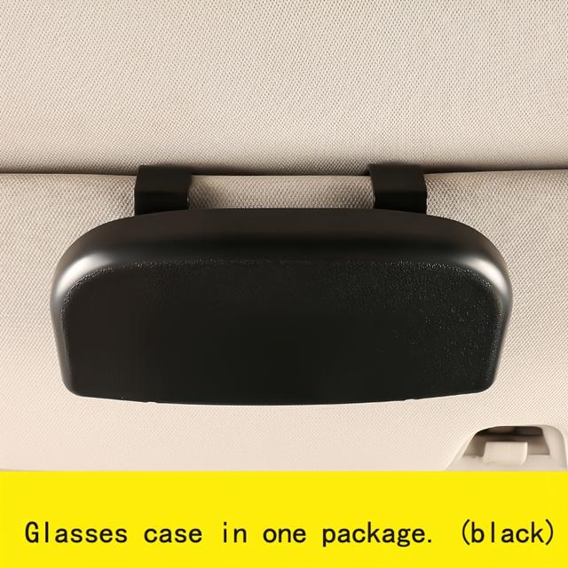 TEMU Car Eyewear Case, Automotive Accessories, Sun Visor Accessories, Eyeglass Holder, In-car Multifunctional Fashion Glasses Storage Box