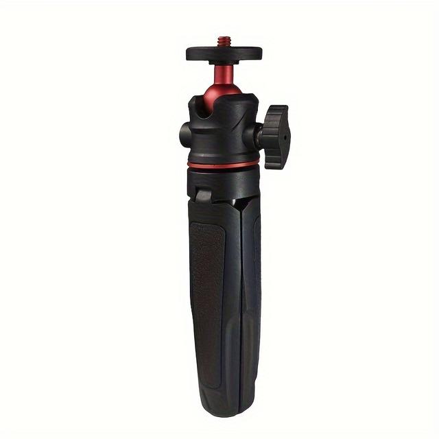 TEMU Desktop-Verlängerungsstativ, Tragbares Mini-Telefonkamera-Mikro-Einzelleben-Vlog-Stativ, Dreiteilige Verlängerungsschrumpfung Selfie-Stick