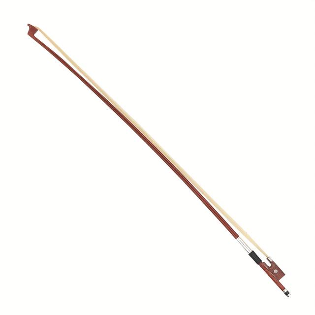 TEMU 4/4 Wood Stick Rubber Violin Bow, White Fiddle Bow