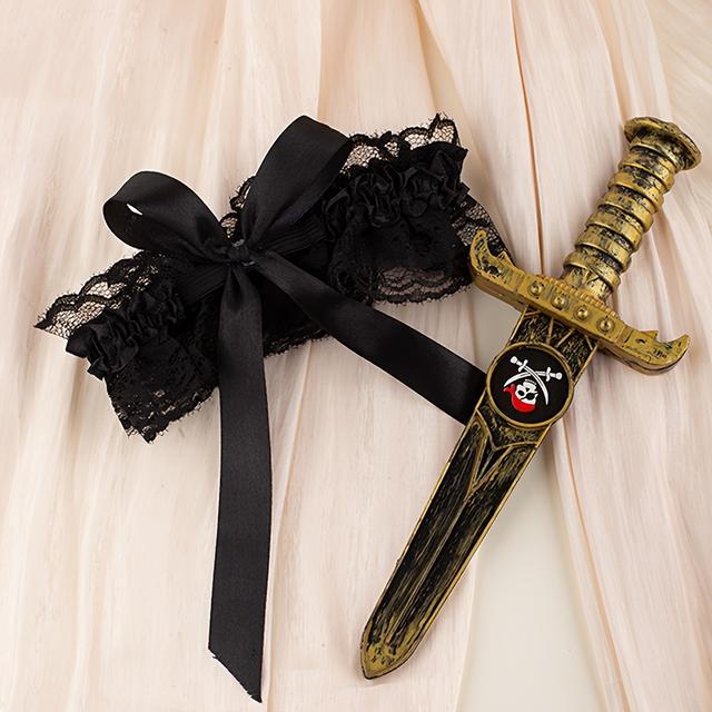 TEMU Lace Flower Leggings Burgundy Flower Similar Lace Leggings Women's Pirate Theme Lace Leggings Suitable For Role Playing Lace Leggings Yunying Special