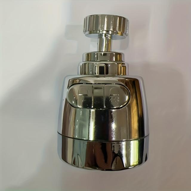 TEMU Universal Kitchen Faucet Adapter, 360° Rotation, Adjustable Round Nozzle, Kitchen Tool Extender, Suitable For Rv Faucets, Usable In All