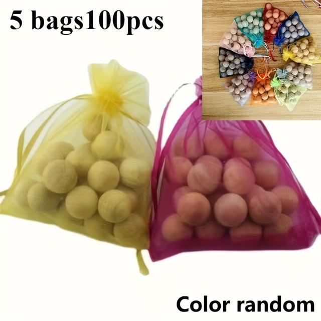 TEMU Cedar Balls For Wardrobes And Drawers, With Balls Ideal For Clothing Storage, Making Them The Perfect Companion For Your Wardrobe, Durable And Practical.