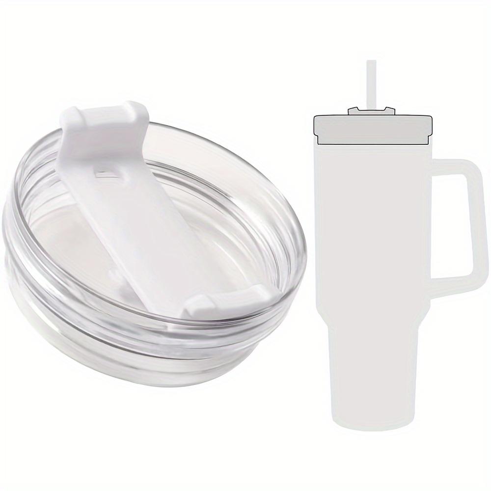 TEMU 1pc Substituição da Tampa da Palhinha Flip 1 de 40Oz Compatível com Tumbler Reutilizável de 40Oz Tampa de Copo Isolada Copo de Plástico Transparente