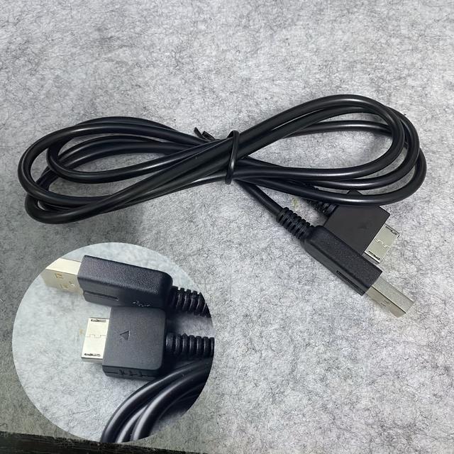 TEMU كابل شحن USB لسلسلة 1000 - سلك متين لمزامنة البيانات والطاقة لجهاز Sony Playstation، نقل الموسيقى والفيديو، متوافق مع طرازات 1000