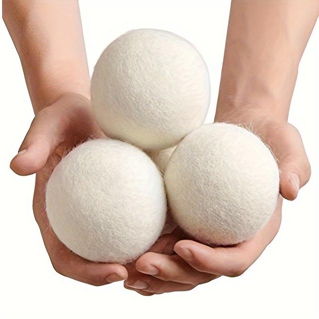 TEMU 3pcs, Laundry Dryer Ball, Reusable Laundry Ball, Laundry Washing Ball For Washing Machine, Fabric Softener Ball, Laundry Drying Ball, Anti- Laundry Ball, To Cleaning Supplies, Household Gadgets