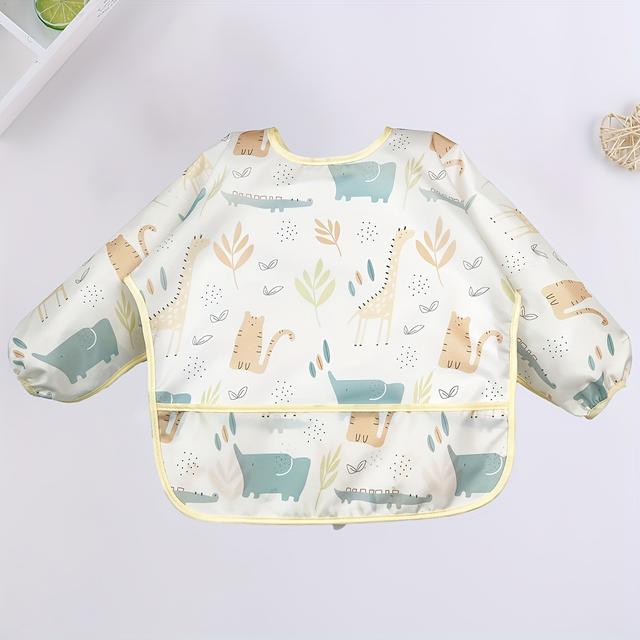 TEMU A Bib With A Cartoon Design For Infants, Stylish And Suitable For Everyday Use