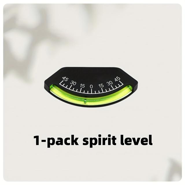 TEMU 1pc Abs Resin Brass Tilt Level/gauge For Off-road Vehicles, Trucks, Rvs & Trailers – Battery-free Installation, Hd Camping & Adventure Use