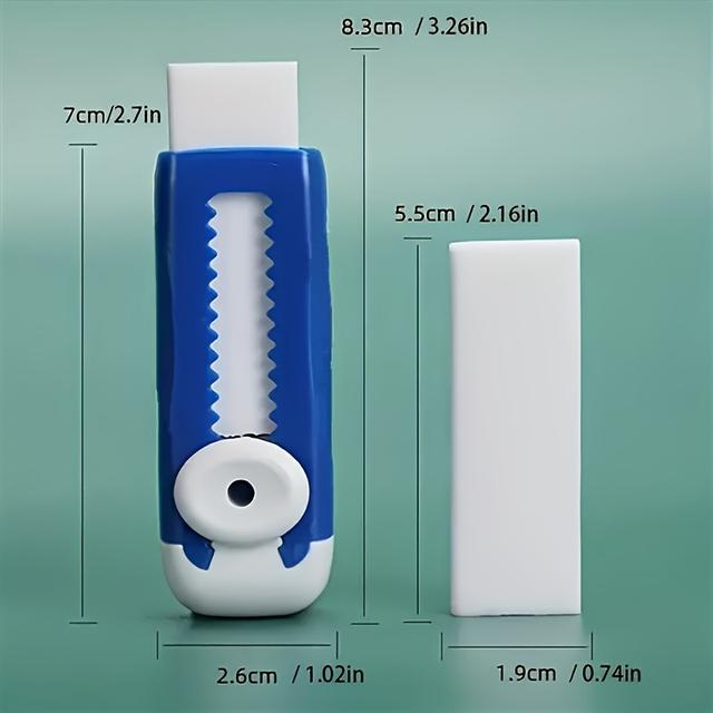 TEMU 1pc Retractable Drawing Art Eraser With Design For , Learning Supplies - Easy To Wipe, Not Easy To Leave Marks