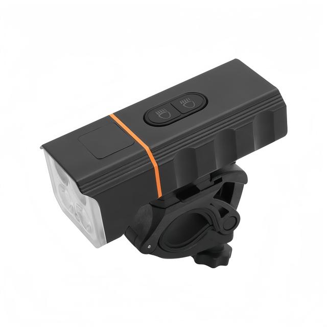 TEMU Bike Headlight - 5000mah Rechargeable, With Battery Display, 10 , Dual Switches, Usb Charging, Aluminum Alloy, Suitable For Night Riding Safety, Bicycle Light Ipx6