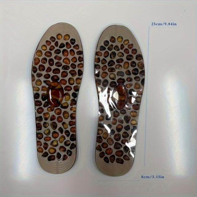 TEMU Bequeme Fußmassage Stoßdämpfung Anti-Druck Herren Damen Einlegesohle