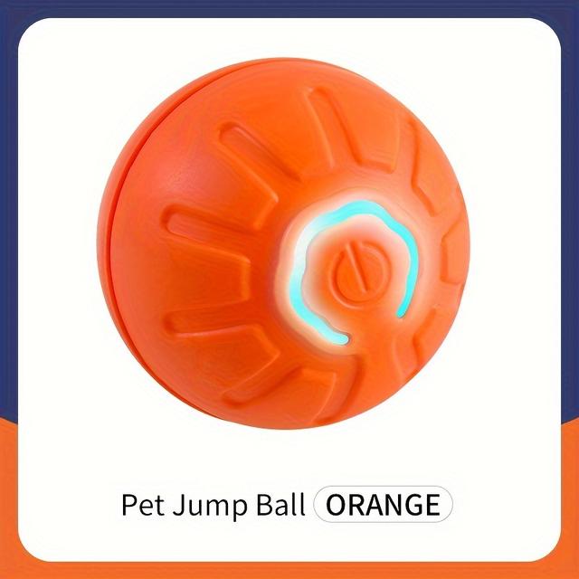 TEMU 1 Interactive Electric Bouncing Ball Dog Toy - Durable, Usb Rechargeable For Small To Medium-sized Pets - Your Pet Entertained And Prevents Destructive Chewing