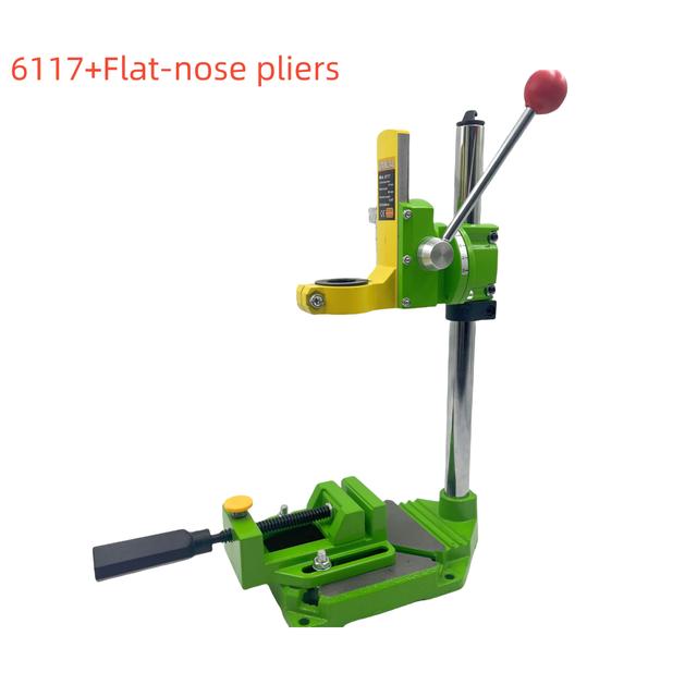 TEMU Adjustable Hand Drill Adapter With Flat Nose Pliers - Portable, Metal Construction For & Rotary Tasks