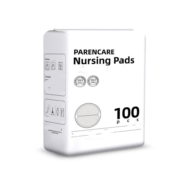 TEMU 100pcs Breastfeeding Disposable Breast Nursing Pads Breathable Slim Super Absorbency Coton Breast Pad Nurs