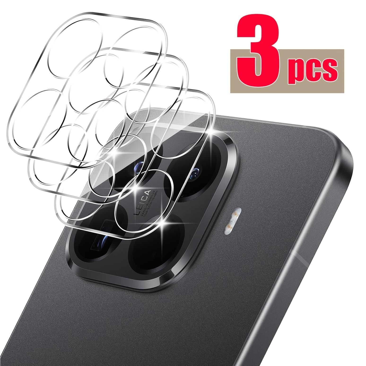TEMU Set Of 3 Rear Camera Protectors For Xiaomi 15t And 15t Pro, Featuring 9h Tempered Glass For Lens Protection Against Scratches, Ultra Hd Quality