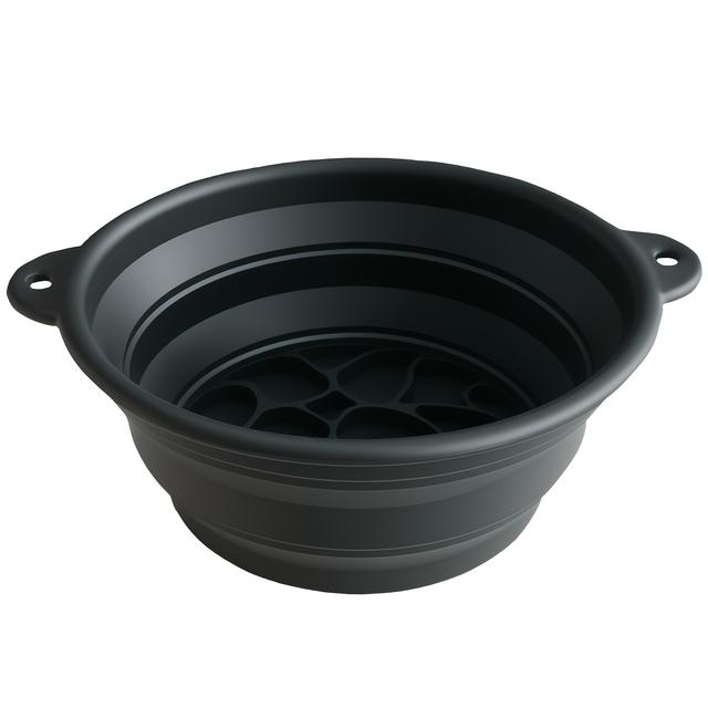 TEMU Składany Silikonowy Zlew do Kąpieli Lodowej, Zlew na Kompresy Lodowe, Przenośna Miska do Mycia Twarzy, Idealny do Domu i Podróży, Wyjątkowy Prezent