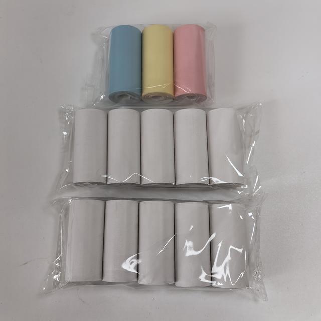 TEMU 13 Printer And Camera Sets, With 3-color Printing And 10 Rolls Of Black And White Paper, No Batteries Required, For Projects And Gifts