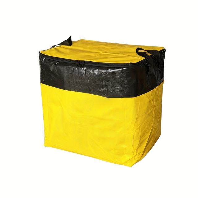 TEMU 1pc Of A Large Moving Bag With A Zipper Flip, Designed To For Campus Relocations And Travel, Suitable For Storing Clothes, Quilts, And Household Items