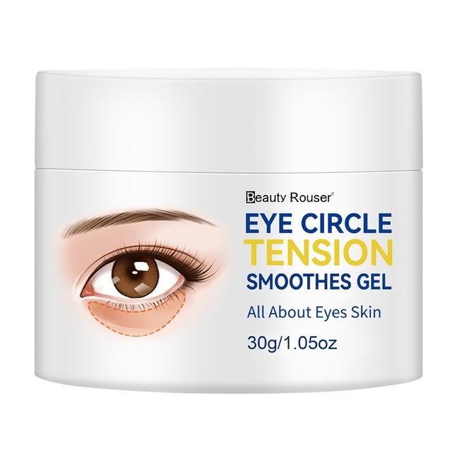 TEMU 30g Żel do Oczu z Kofeiną i Rozmarynem – Ujędrniający, Wygładzający Pod Oczy, Młodsze Wyglądanie