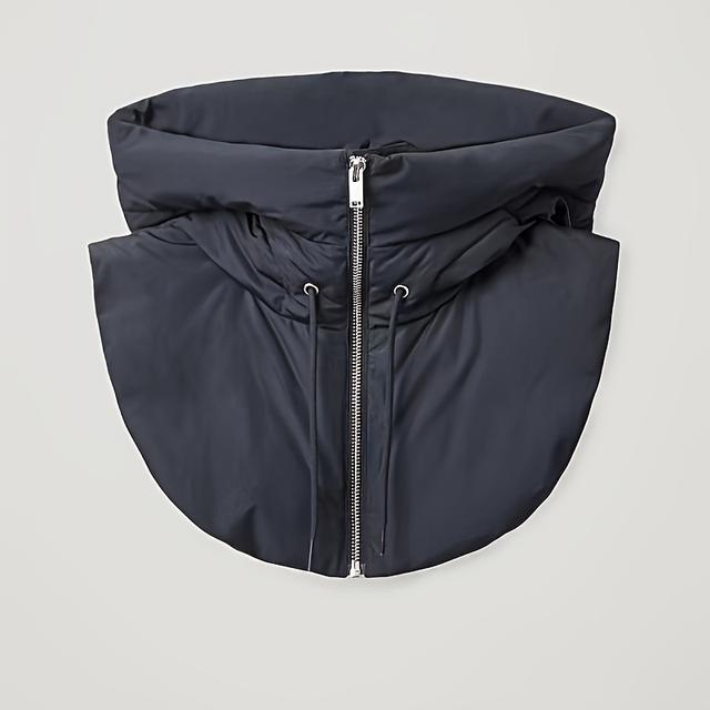 TEMU Accessoire de Veste à Capuche pour Hommes et Femmes - de Cou Détachable Compatible Fermeture Éclair, Masque et Col Chaud pour Manteaux, Équipement -Vent pour Temps Froid (Unisexe)