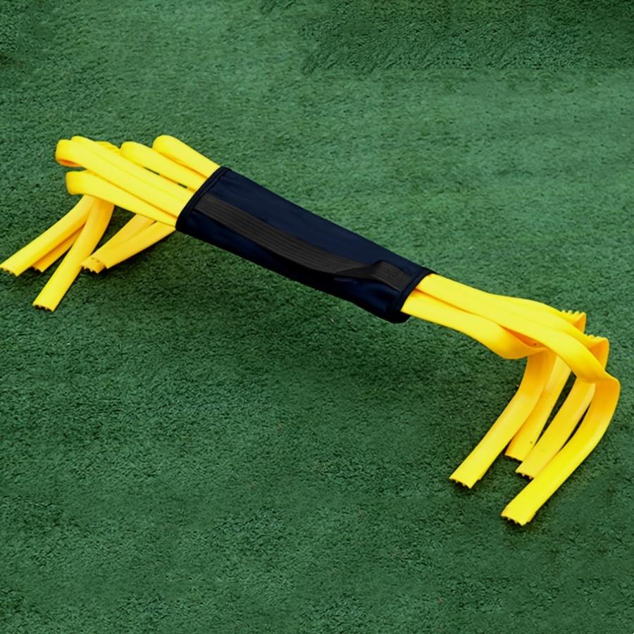 TEMU Set de 5 obstáculos portátiles de entrenamiento de fútbol de 5.9 pulgadas para práctica de baloncesto y taekwondo, obstáculos pequeños de agilidad para saltar