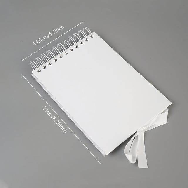 TEMU 1 Book, 60 Pages, , Small Album, Paper For Wedding Guest Book And Anniversary, Family Diy - For Craft Paper Diy, Christmas Gift,