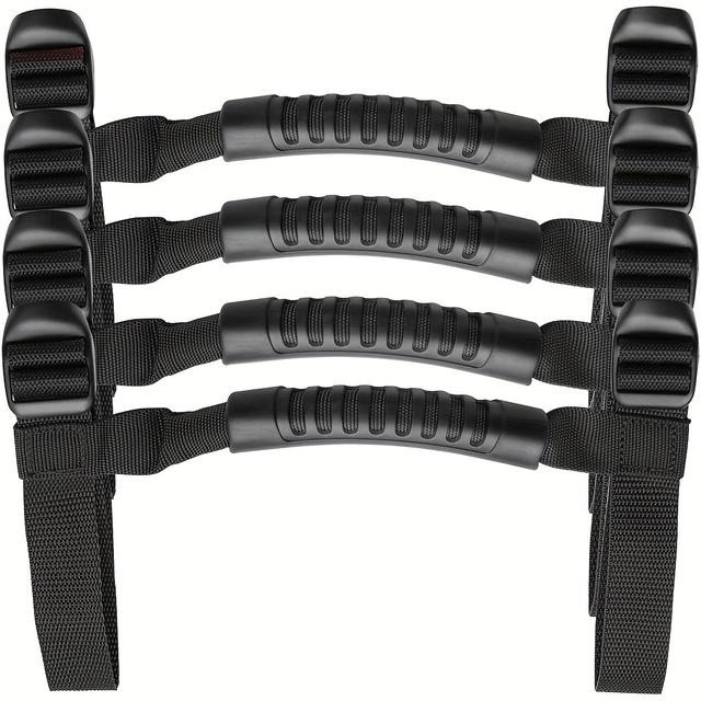 TEMU 4 piezas Manijas de barra de rollo Asa de Compatible con para JEEP para Wrangler Adiciones 1987-2021 para Yj TJ LJ para Jk JL para Sports para para para Rubicon X & Unlimited