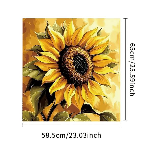 TEMU A Vibrant Sunflower Print Dishwasher And Refrigerator Magnetic Sticker, A Creative Dishwasher Decoration, Reusable, Home Kitchen Decorative Magnetic Sticker, Holiday Gift , Festive Party Gift