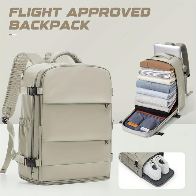 TEMU 40*30*20cm Travel Backpack For Women, Dual-use Shoulder Bag For Short Trips, Luggage Bag For Men, Versatile Carry-on Bag For Personal Items, Business Commuting Bag, Lightweight Backpack For .