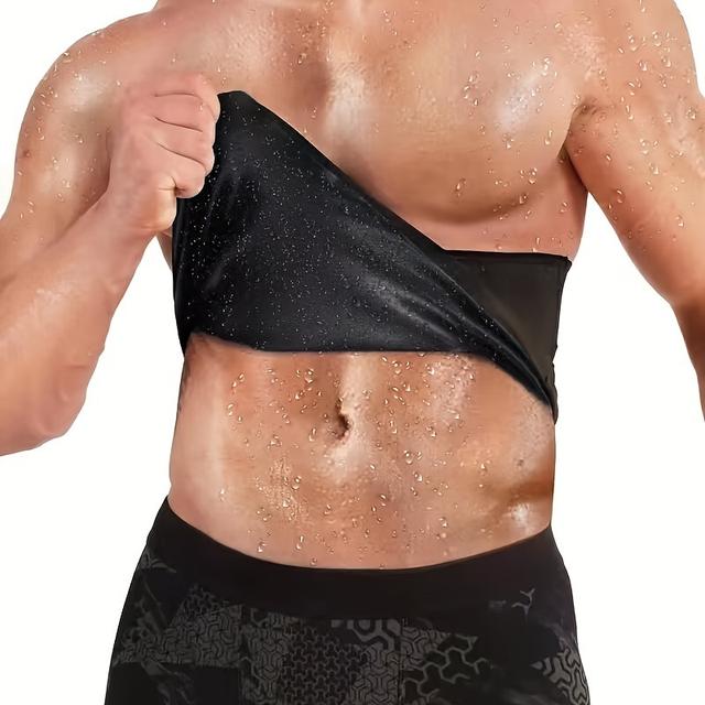 TEMU Correa Deportiva para Hombres, Correa de Sauna para Hombres, Correa de Entrenamiento Físico, Correa de Ajustable para Hombres, Moldeador de Cintura para Hombres, Aparador Abdominal para Hombres